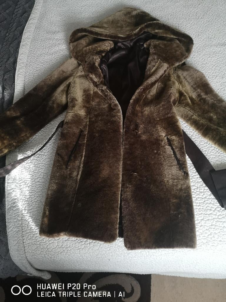 Vestes d'hiver pour femmes, Enlèvement ou Envoi, Comme neuf, Brun, Taille 42/44 (L)