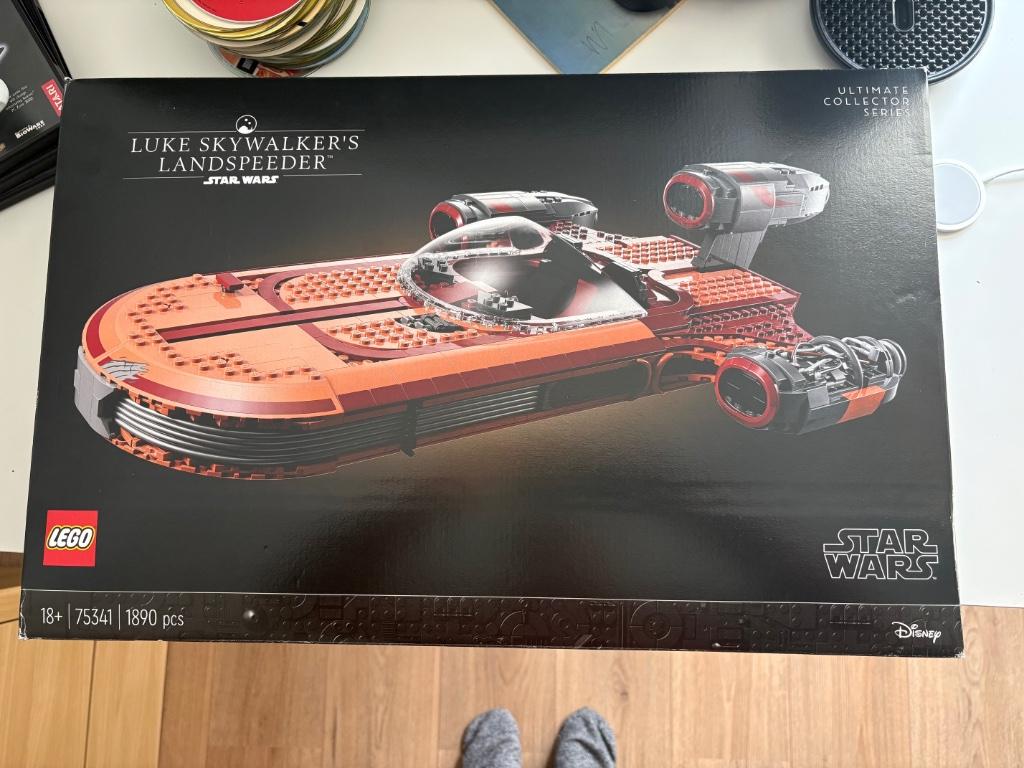 Luke Skywalker landspeeder UCS 75341, Ophalen of Verzenden, Nieuw, Complete set, Lego