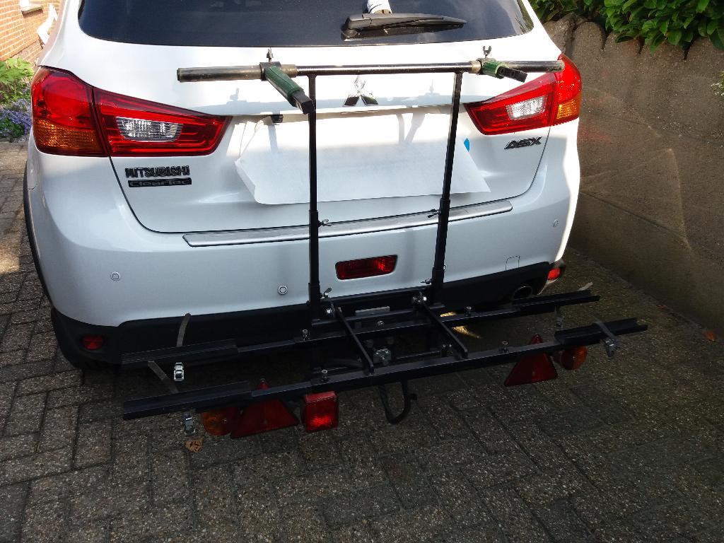 Fietsdrager voor 2 lichte fietsen, Ophalen, 2 fietsen, Gebruikt, Trekhaakdrager