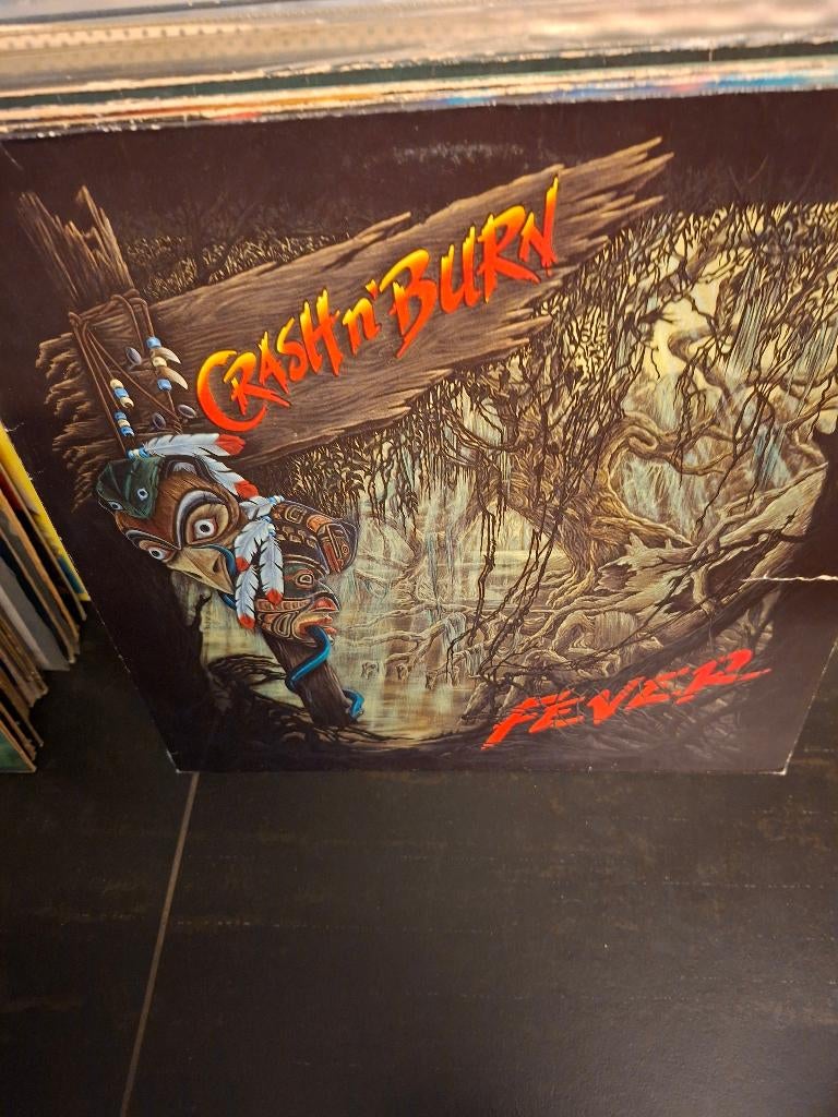 lp - crash n' burn - fever - bak 2, Ophalen of Verzenden, Gebruikt