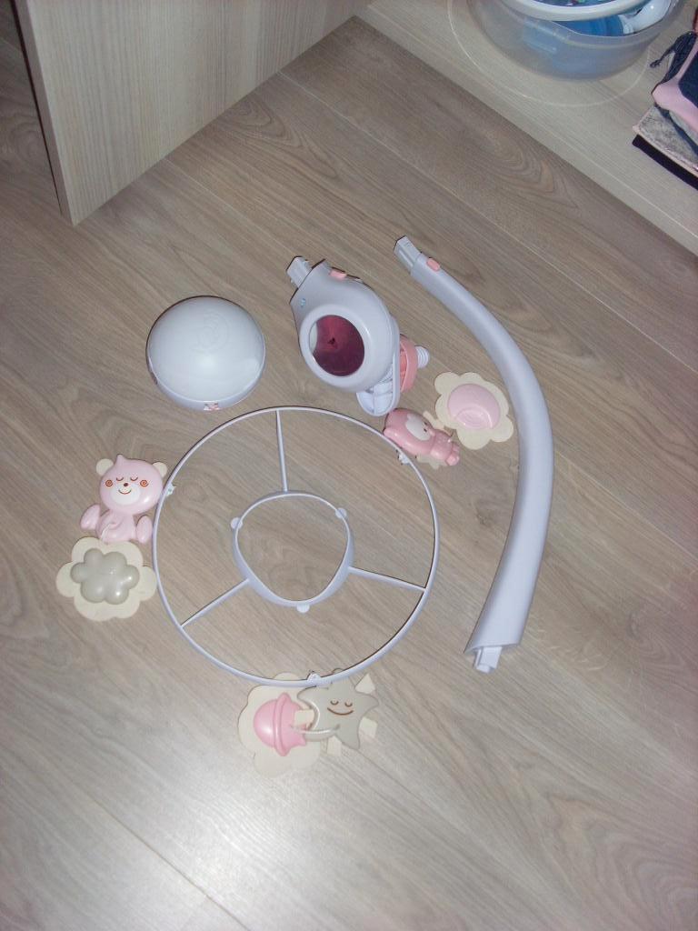 Muzikale babymobiel, Ophalen, Zo goed als nieuw, Mobiel, Met licht