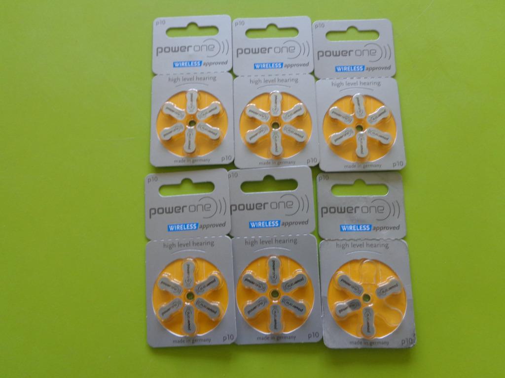 Piles pour aides auditives - VARTA P10 Power One s/mercure, Enlèvement ou Envoi, Neuf