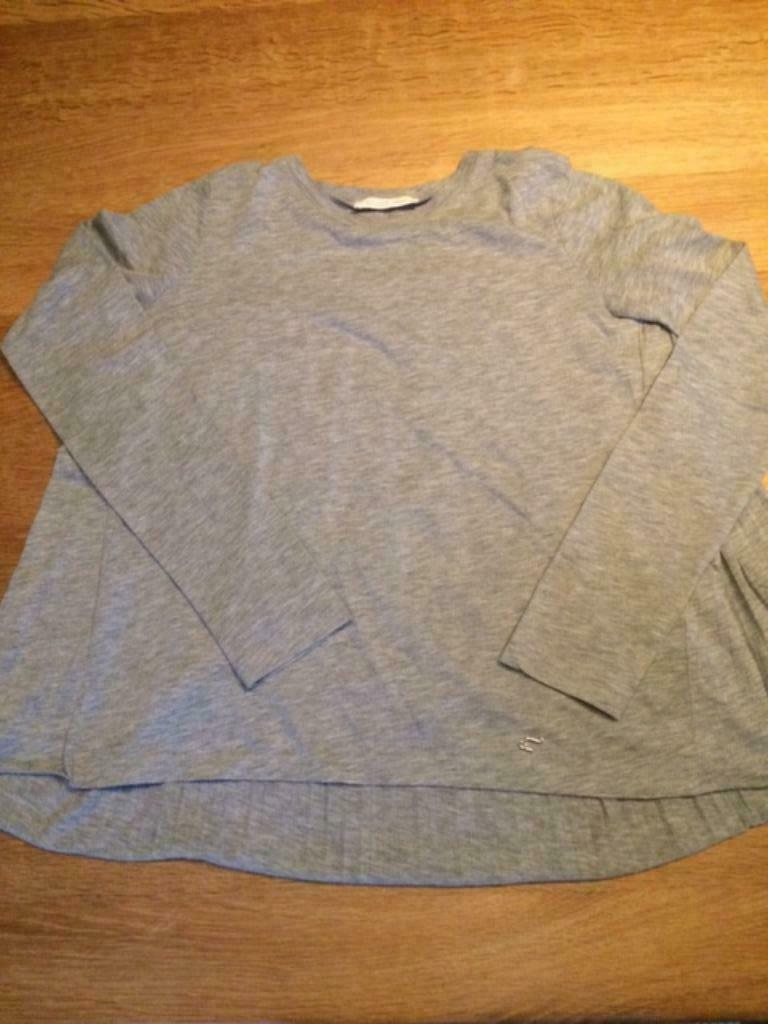 Liu Jo grijze longsleeve 12 jaar, Meisje, Ophalen of Verzenden, Zo goed als nieuw, Shirt of Longsleeve