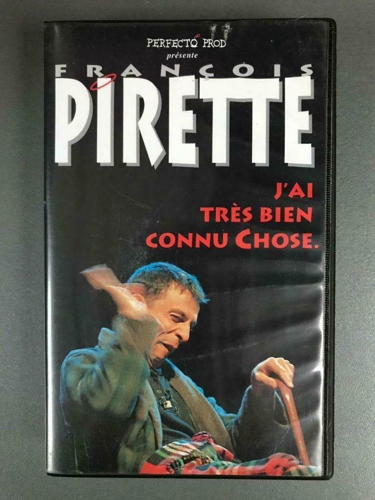 VHS François Pirette : J'ai très bien connu Chose -, CD & DVD, Tous les âges, Enlèvement ou Envoi, Utilisé, Série télévisée ou Programme TV