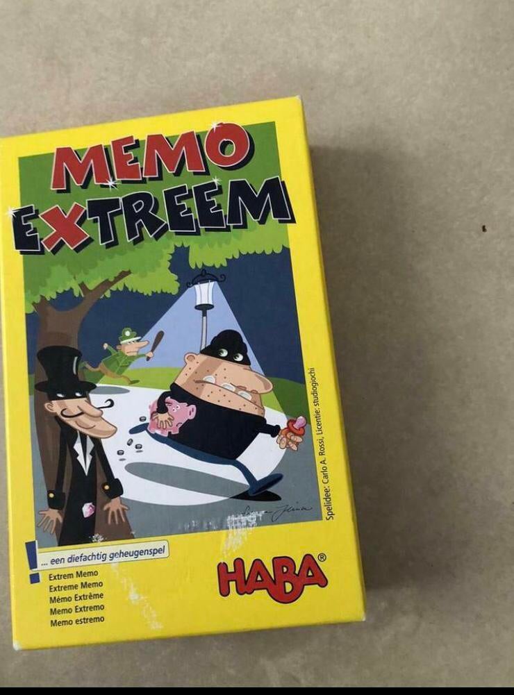 Haba mémo extrême, 1 ou 2 joueurs, Enlèvement ou Envoi, Comme neuf, Haba