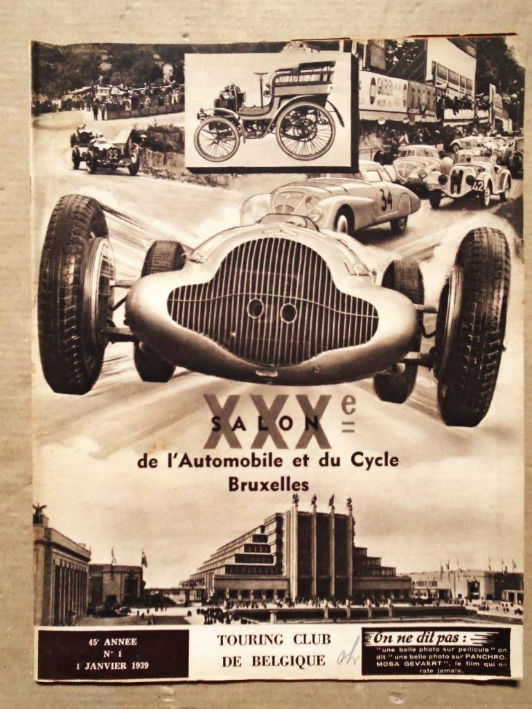 Revue du Touring Club de Belgique - 46 exempl. - 1937/1939, Collections, Revues, Journaux & Coupures, Journal ou Magazine, 1920 à 1940