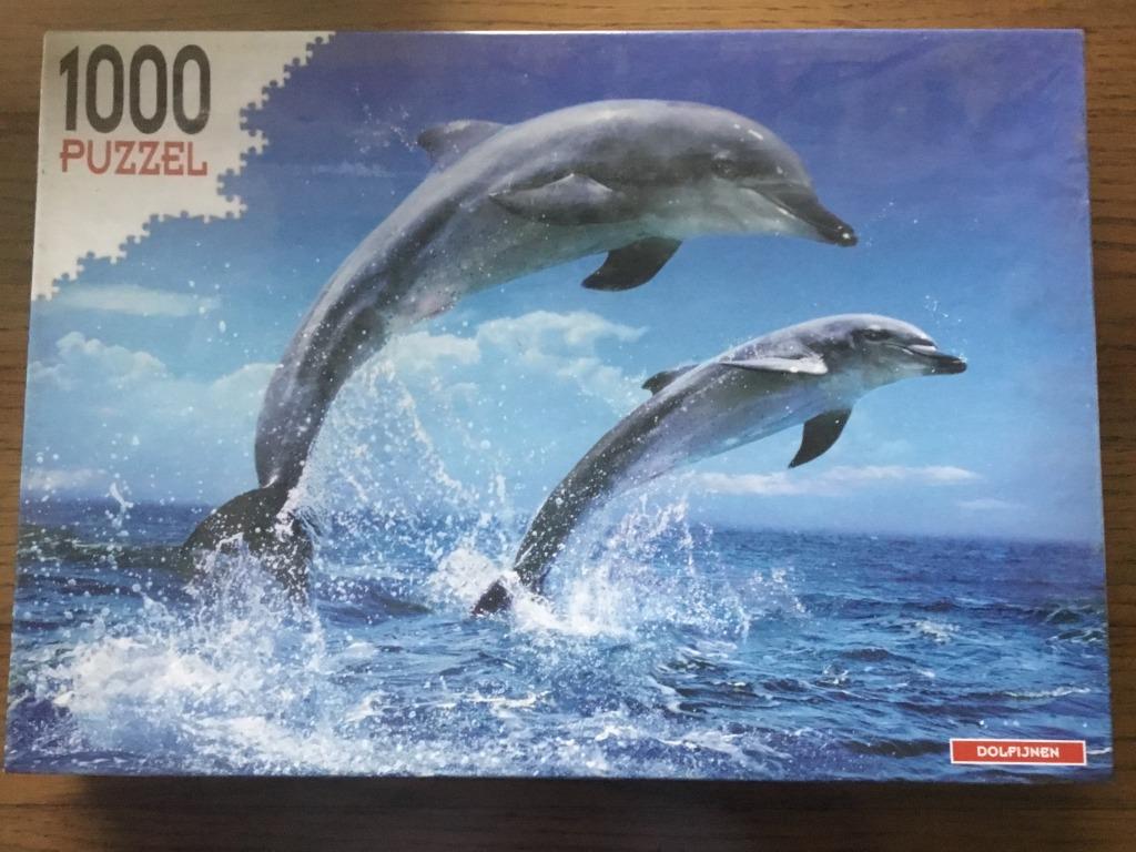 Puzzel PTZ 1000 stukjes Dolfijnen (NIEUW), Hobby en Vrije tijd, Denksport en Puzzels, Nieuw, Legpuzzel, 500 t/m 1500 stukjes, Ophalen of Verzenden