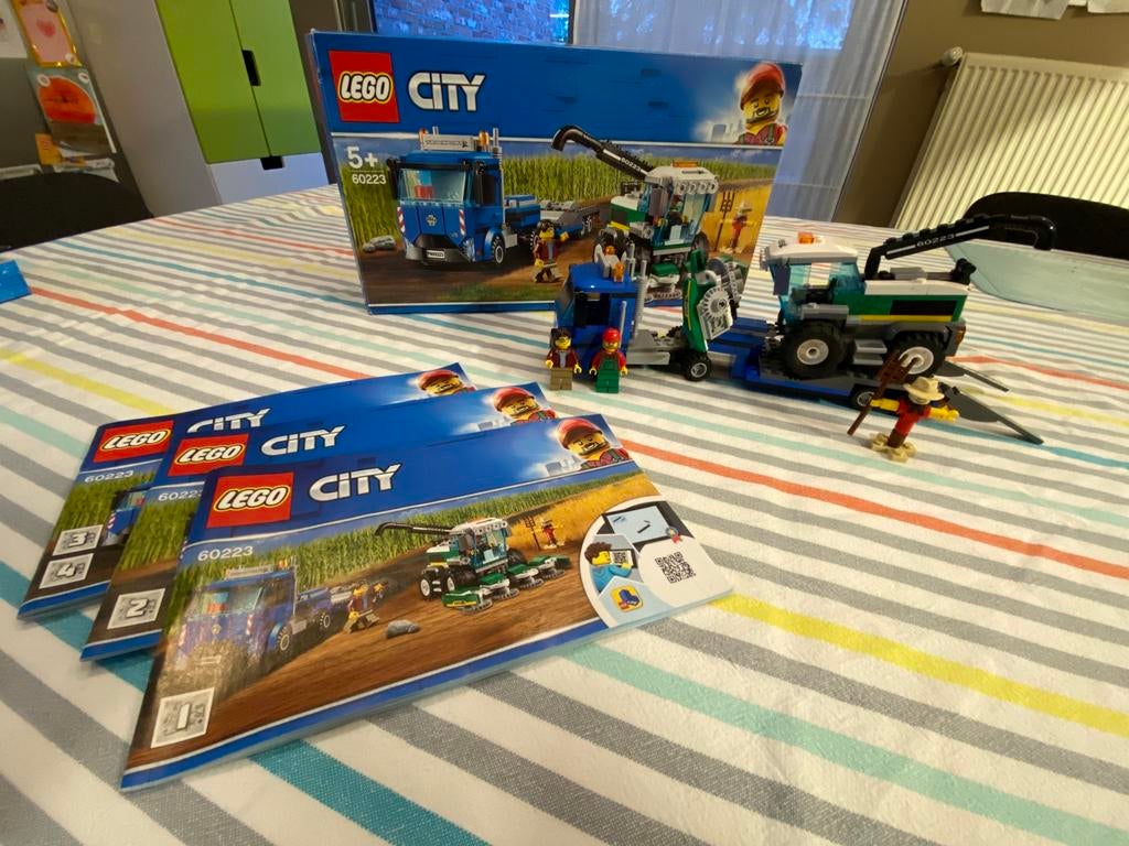 Lego city 60223 Maaidorser transport, Ophalen, Zo goed als nieuw, Lego