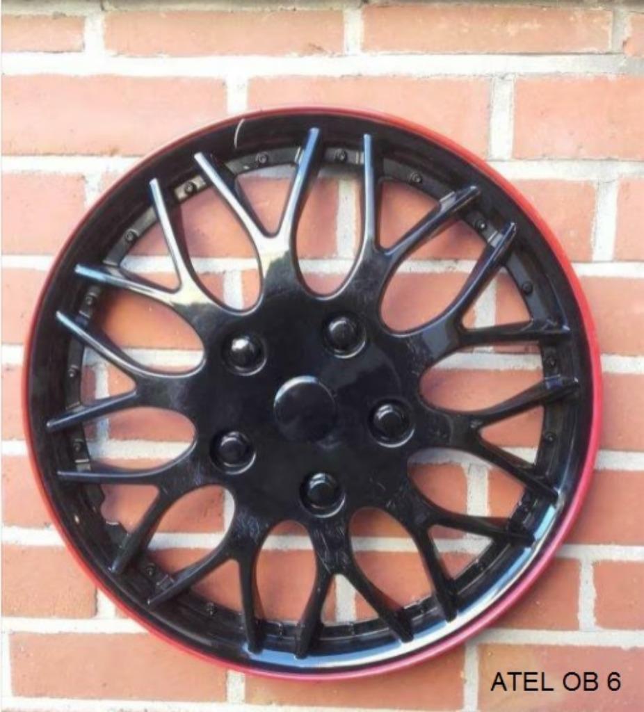 1 x enjoliveurs missouri 16" ice noir liseret rouge, Autos : Pièces & Accessoires, Pneus & Jantes, Utilisé, Enlèvement ou Envoi
