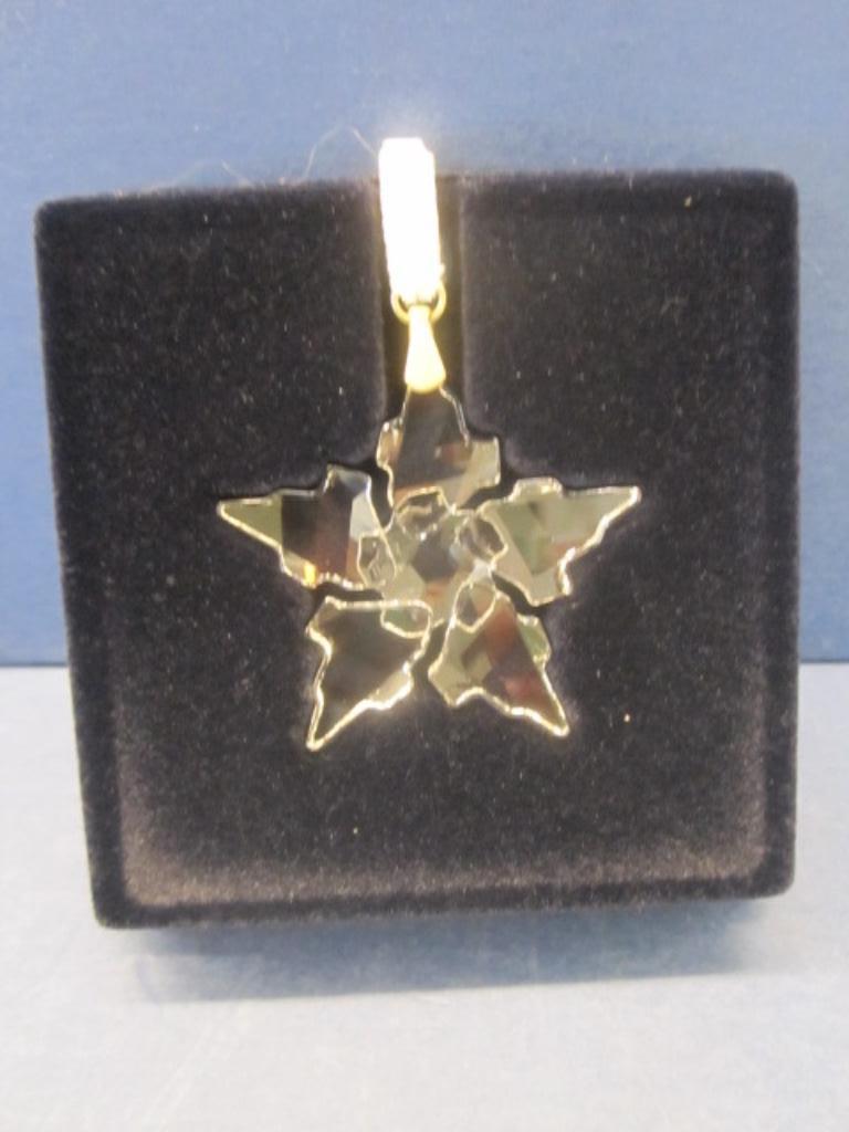 Swarovski Kerstster Klein 2021 Helder, Enlèvement ou Envoi, Neuf, Figurine