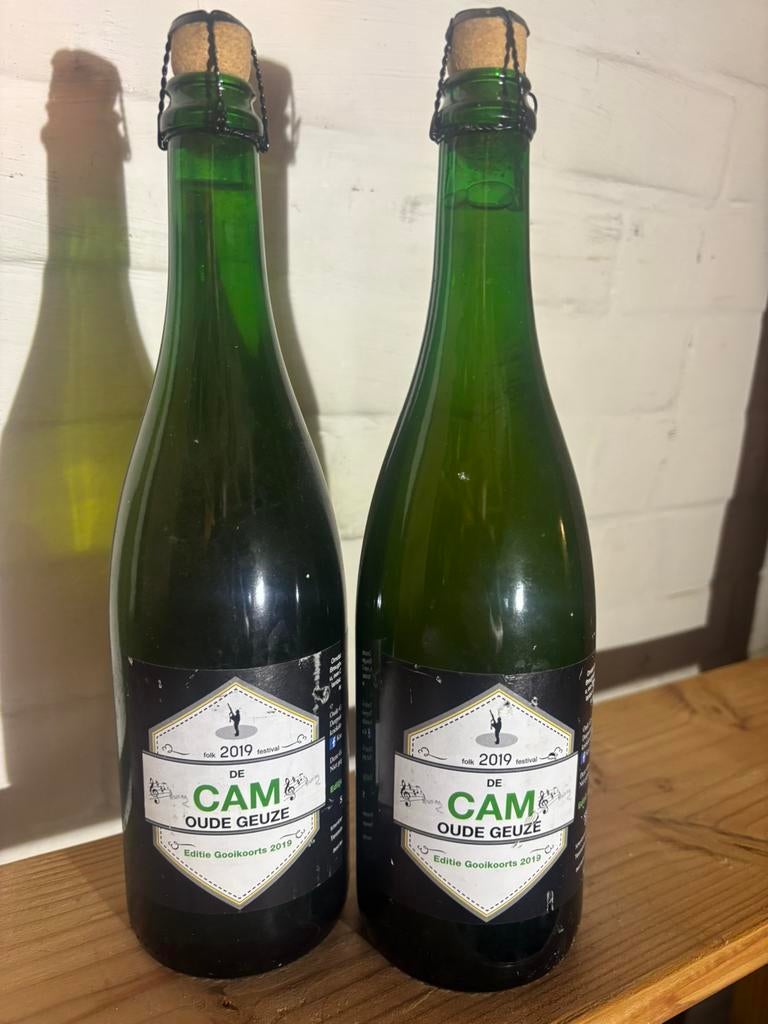Geuze De Cam - 2019 - 2 bouteilles de Gooikoorrs, Enlèvement, Comme neuf
