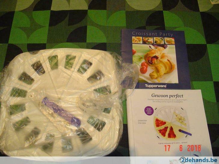 Tupperware Croissant Party met receptenboekje NIEUW, Enlèvement ou Envoi, Neuf