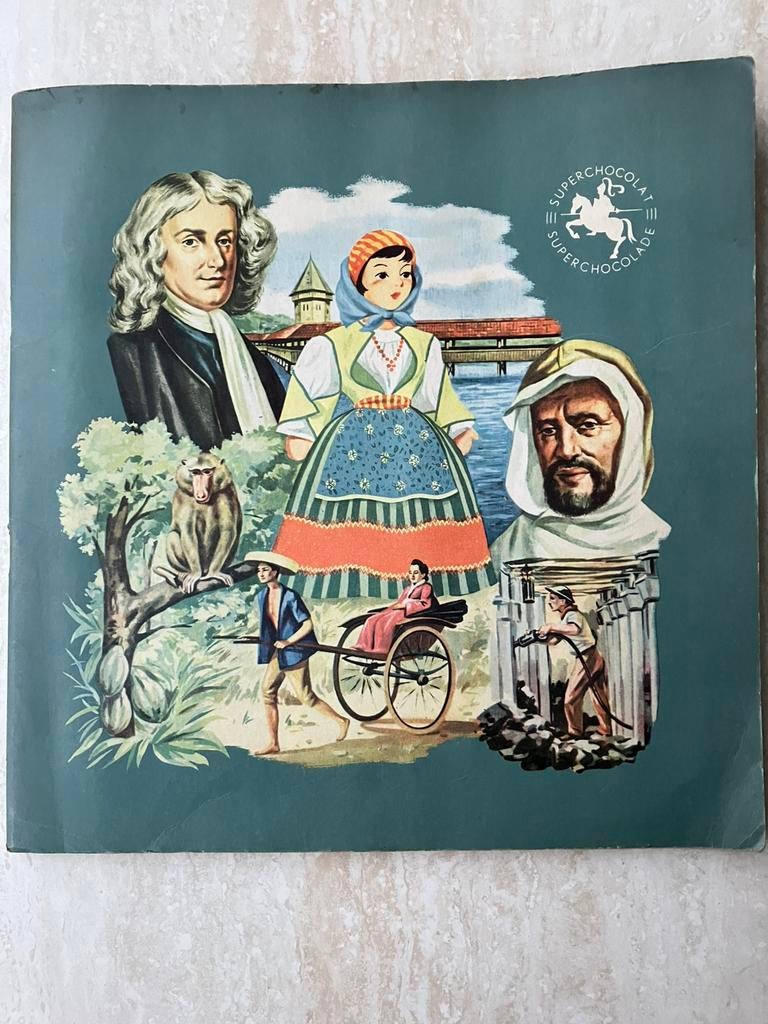 Vintage plakboek JACQUES-prentjes., Boeken, Prentenboeken en Plaatjesalbums, Ophalen of Verzenden, Zo goed als nieuw
