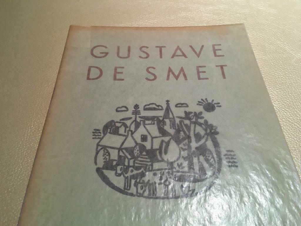 Gustave De Smet ancien catalogue 55 pages, Enlèvement ou Envoi, Comme neuf, Peinture et dessin