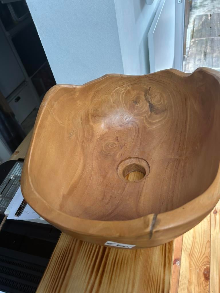 Houten lavabo…met gratis gsm houder., Enlèvement ou Envoi, Neuf