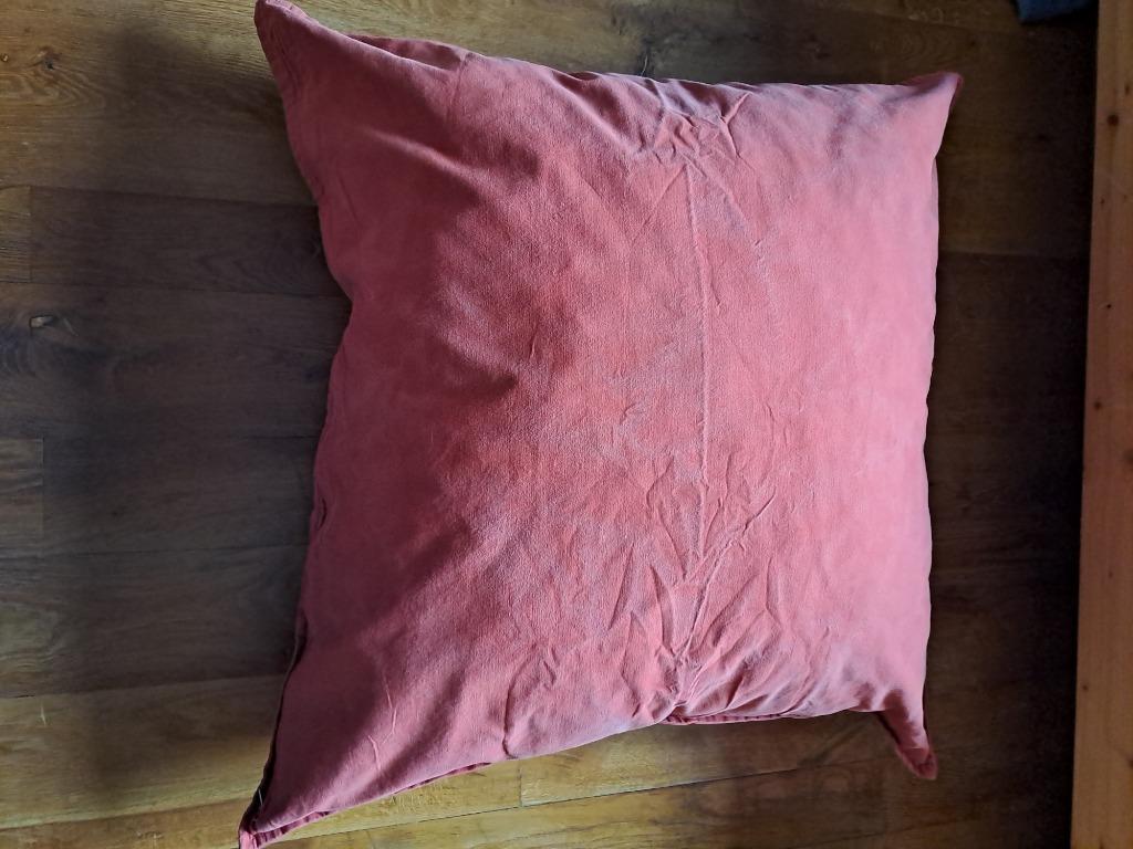 pouf, Enlèvement, Utilisé, Rose, Pouf