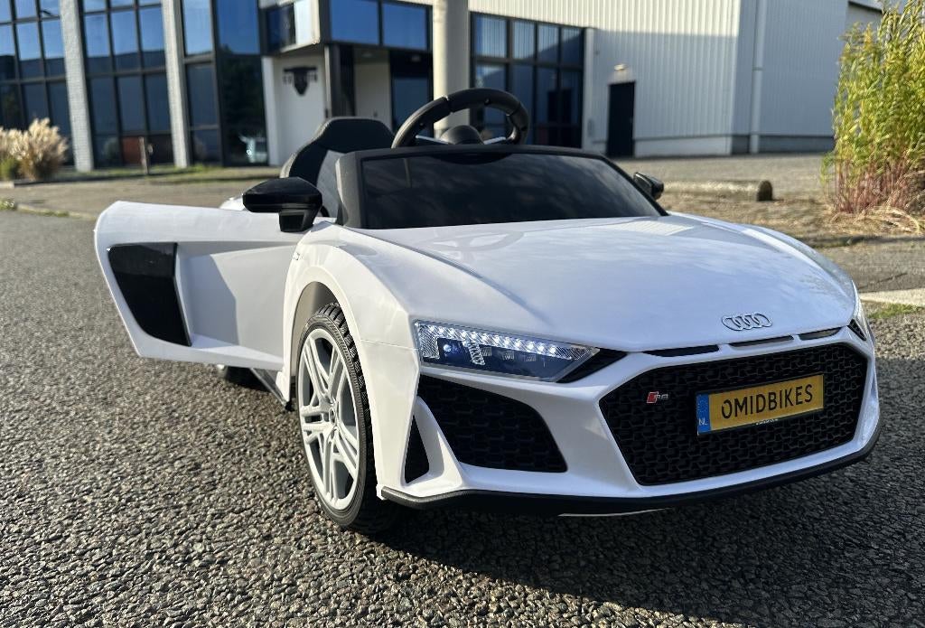 Audi R8 12v wit Afstands. / Bleutooht / Leder en Rubberband, Ophalen of Verzenden, Nieuw