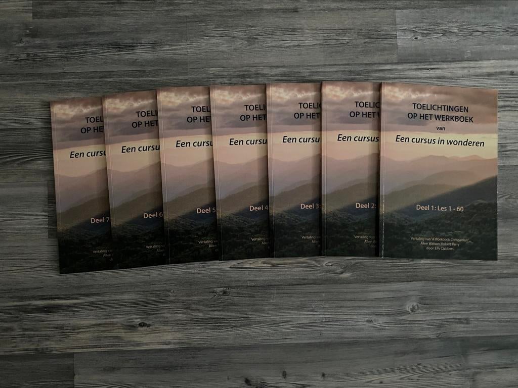 Een cursus in wonderen - Toelichtingen op het werkboek, Boeken, Ophalen of Verzenden, Nieuw