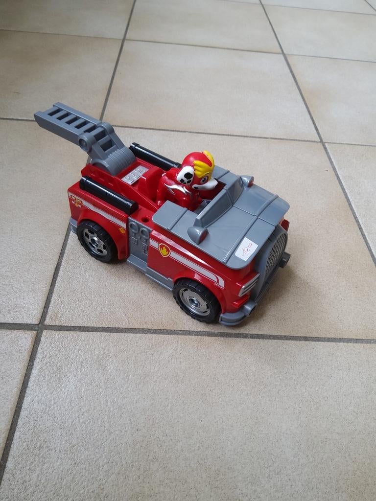 Paw patrol brandweerwagen, Kinderen en Baby's, Ophalen, Zo goed als nieuw