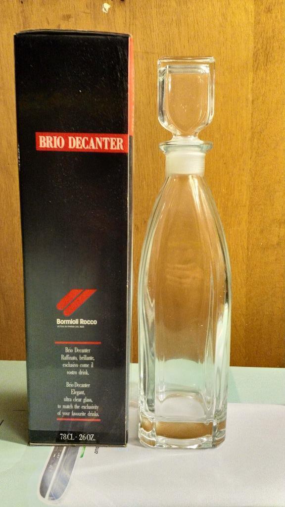 Nieuwe Glazen karaf Bormioli Rocco 78 cl, Neuf, Verre, Enlèvement, Autres types