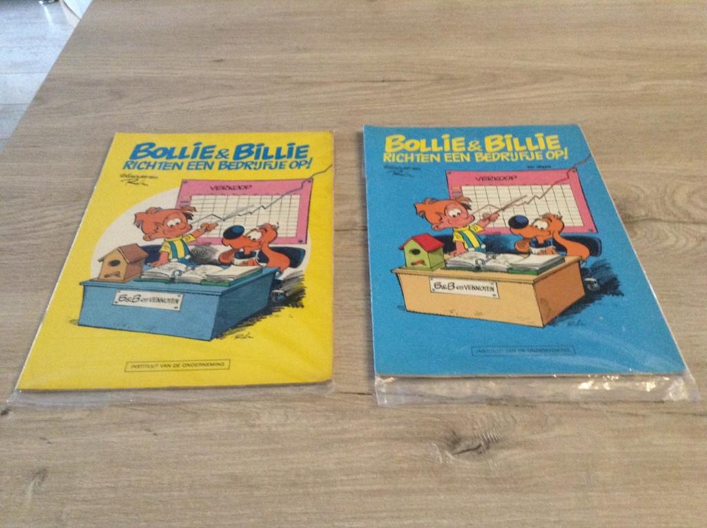 Bollie en Billie richten een bedrijfje op strips (1985), Boeken, Stripverhalen, Gelezen, Ophalen of Verzenden, Roba, Meerdere stripboeken