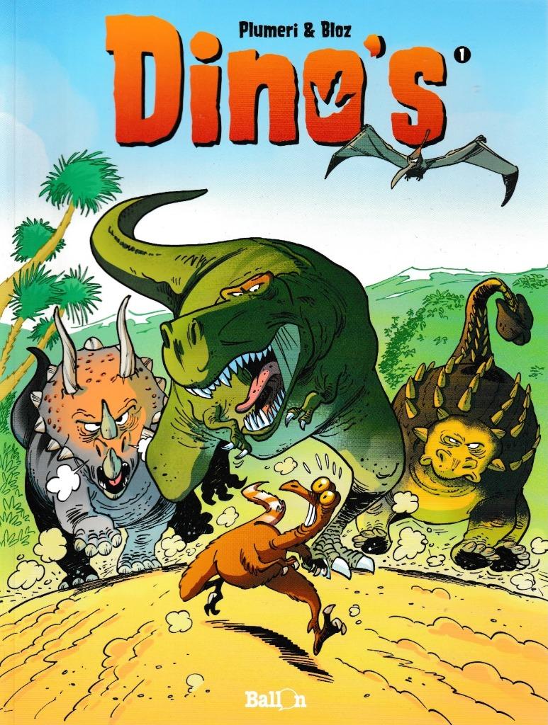 Vijf strips Dino's nummers 1 tot en met 5 - volledige reeks., Verzenden