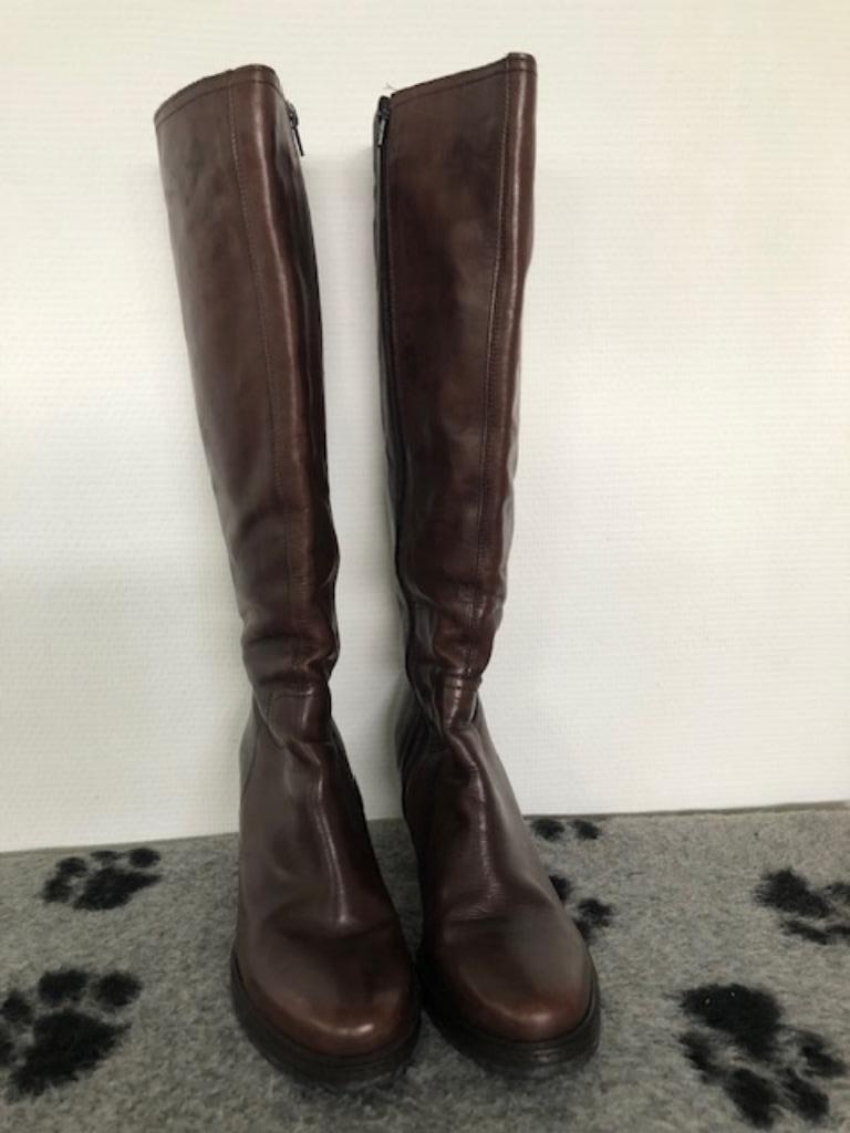 bottes pour femmes, taille 40, marron, Enlèvement ou Envoi, Brun, Porté, Bottes hautes