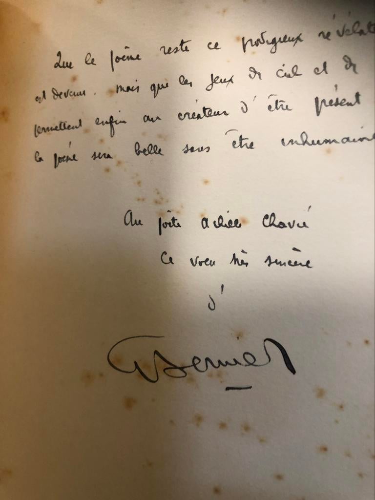 Armand Bernier boek gewijd aan Achille Chavee, Antiek en Kunst, Ophalen of Verzenden