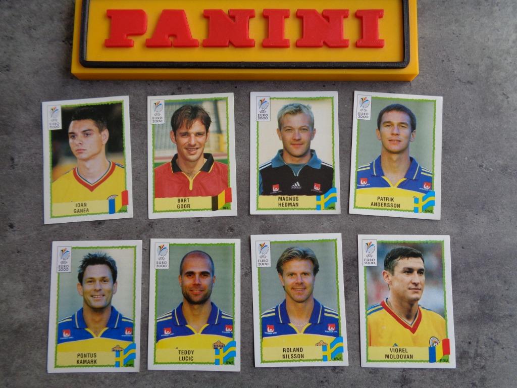 Autocollants de football PANINI EURO 2000  Championnat d'Eur, Envoi, Comme neuf