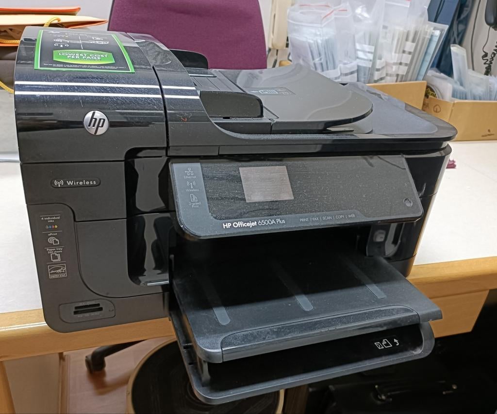 All in One, Deskjet HP 6500A Printer, Enlèvement ou Envoi, Utilisé, Imprimante