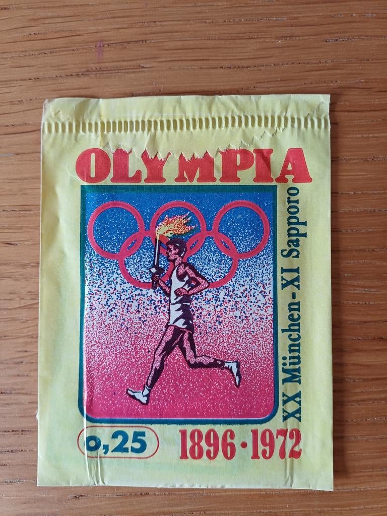 Panini Olympia 1896-1972 pochette ribble French version, Ophalen of Verzenden