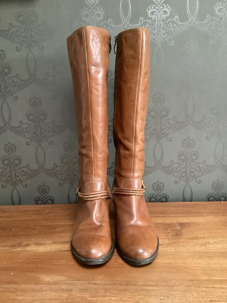 Bottes Tamaris 39 cognac, Tamaris, Enlèvement ou Envoi, Brun, Porté