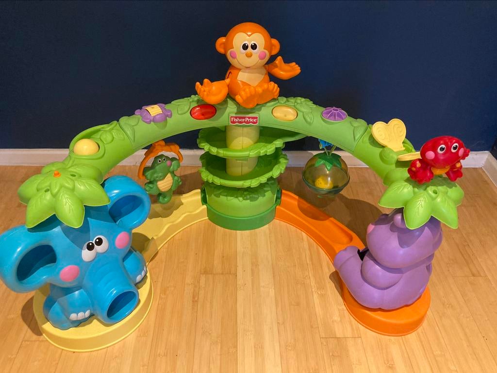 Jeu d’eveil fisher price « jungle grandit avec moi », Enfants & Bébés, Utilisé, Sonore