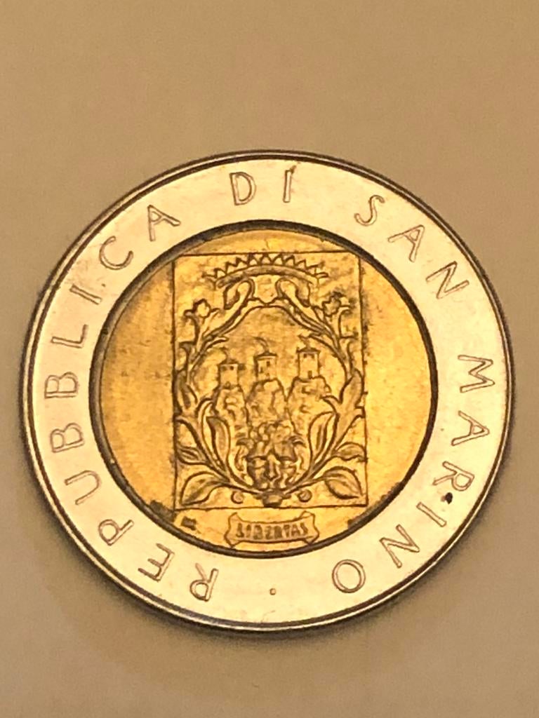San Marino 500 lire 1988, Overige landen, Losse munt