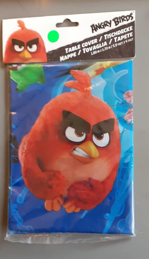 Nappe plastique angry bords pour fête enfant, Hobby en Vrije tijd, Ophalen of Verzenden, Nieuw, Versiering