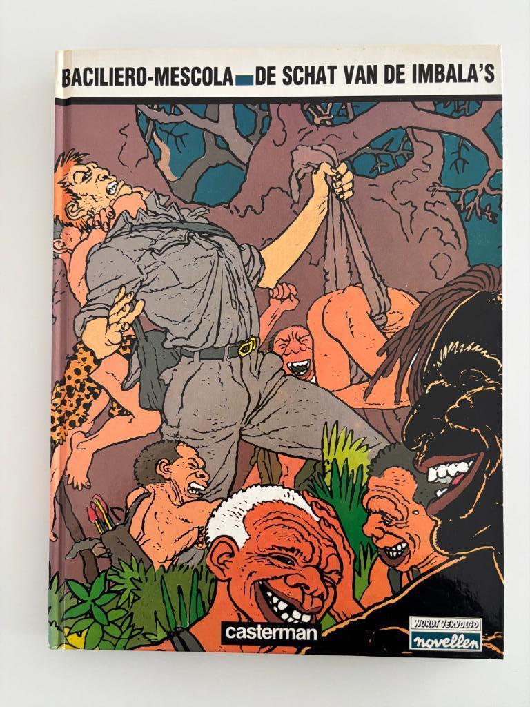 Mescola Baciliero  De schat van de Imbala's 1987 1ste druk, Enlèvement ou Envoi, Une BD, Comme neuf, Baciliero Mescola