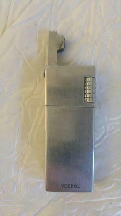 Briquet King Veedol, Ophalen of Verzenden, Gebruikt, Aansteker