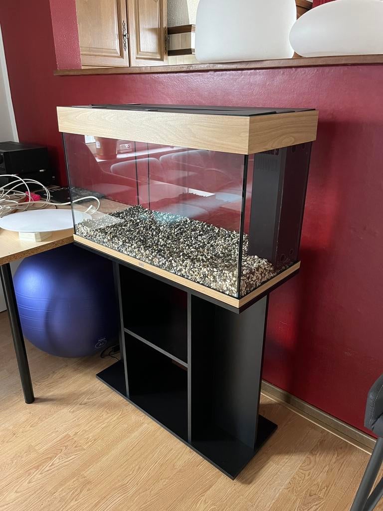Aquarium Juwel Rio 125 inclusief meubel, Dieren en Toebehoren, Vissen | Aquaria en Toebehoren, Ophalen, Gebruikt, Leeg aquarium