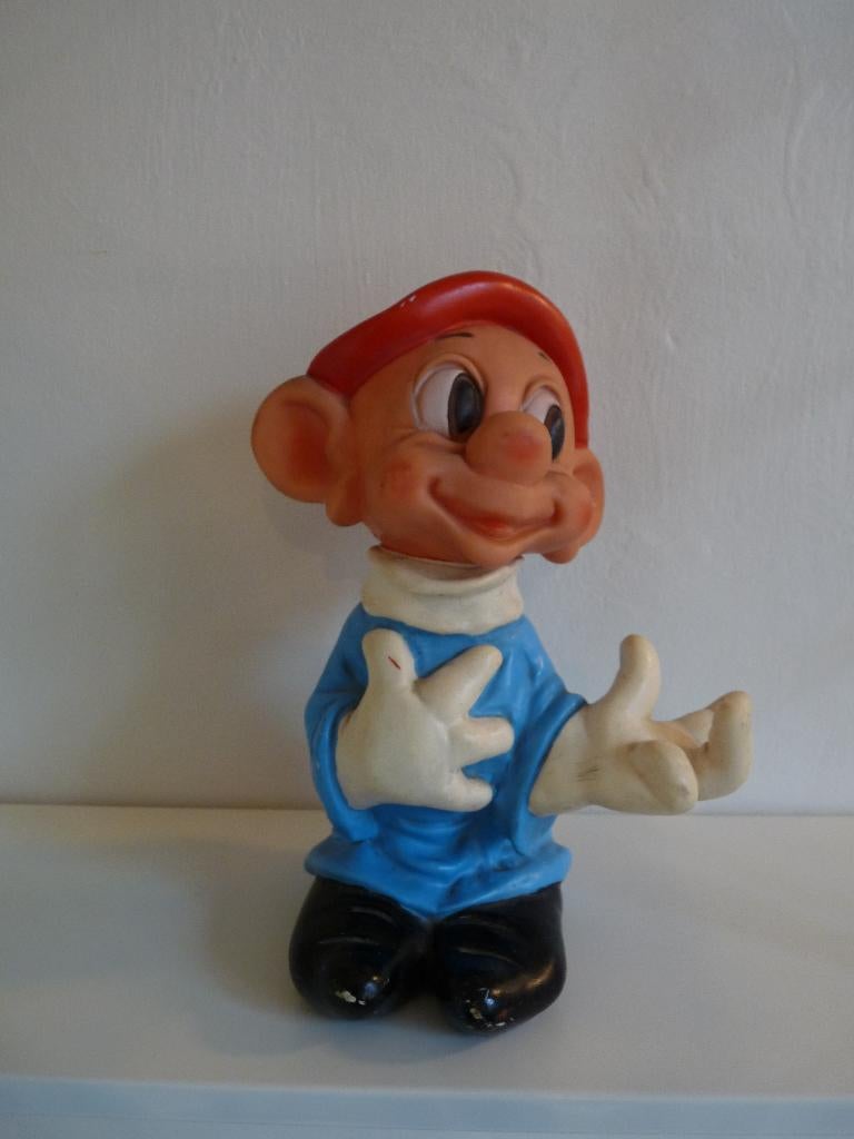 vintage pieppop kabouter Sneeuwwitje, Ophalen of Verzenden