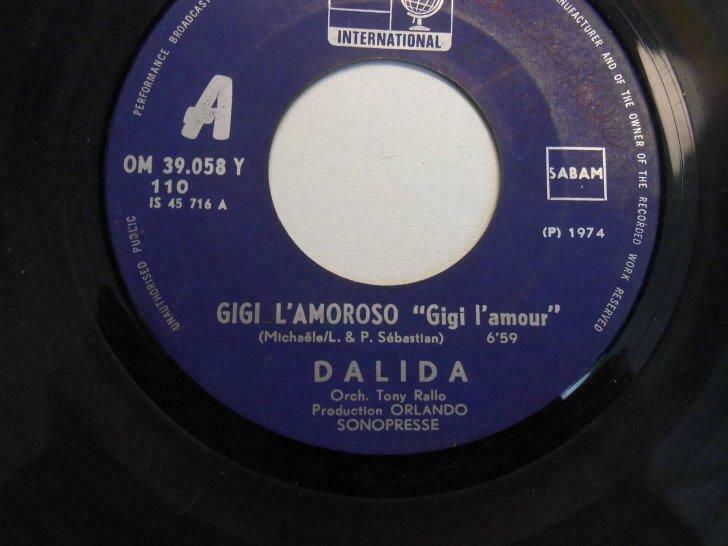 45 toeren Dalida, Cd's en Dvd's, Ophalen of Verzenden