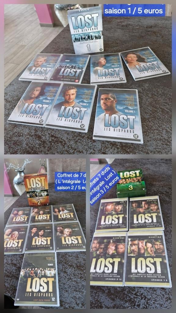 Coffret 21 dvds Lost L'intégrale Saison 1/2/3, Enlèvement ou Envoi, Comme neuf, Coffret