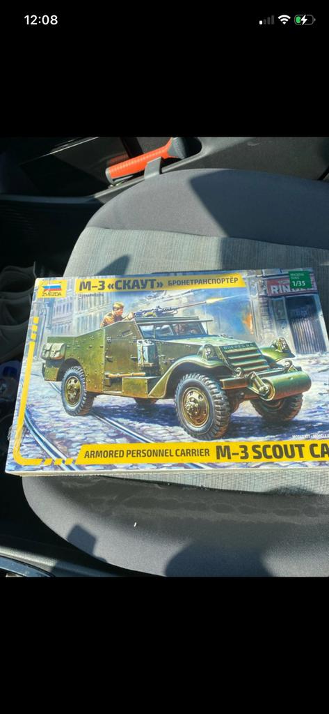 M3 scout car zvezda 1:35, Neuf, Enlèvement ou Envoi, 1:32 à 1:50, Camion
