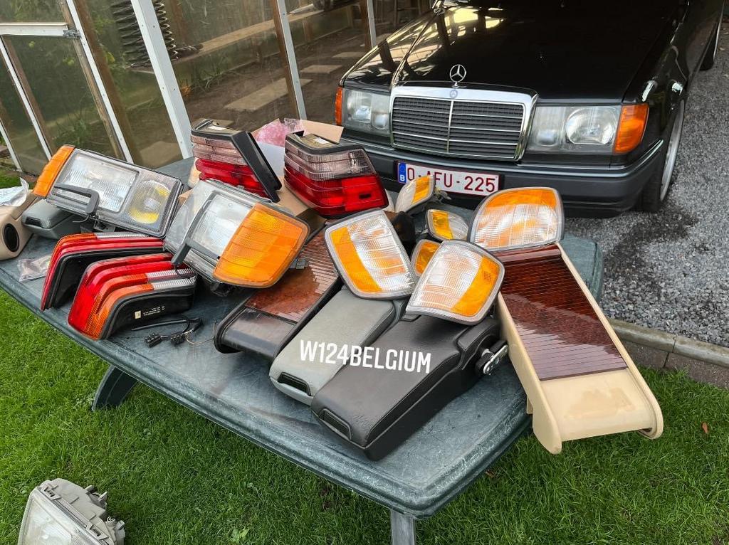Mercedes W124 onderdelen pieces oldtimer 250D 300CE 500E, Auto-onderdelen, Verlichting, Gebruikt, Ophalen