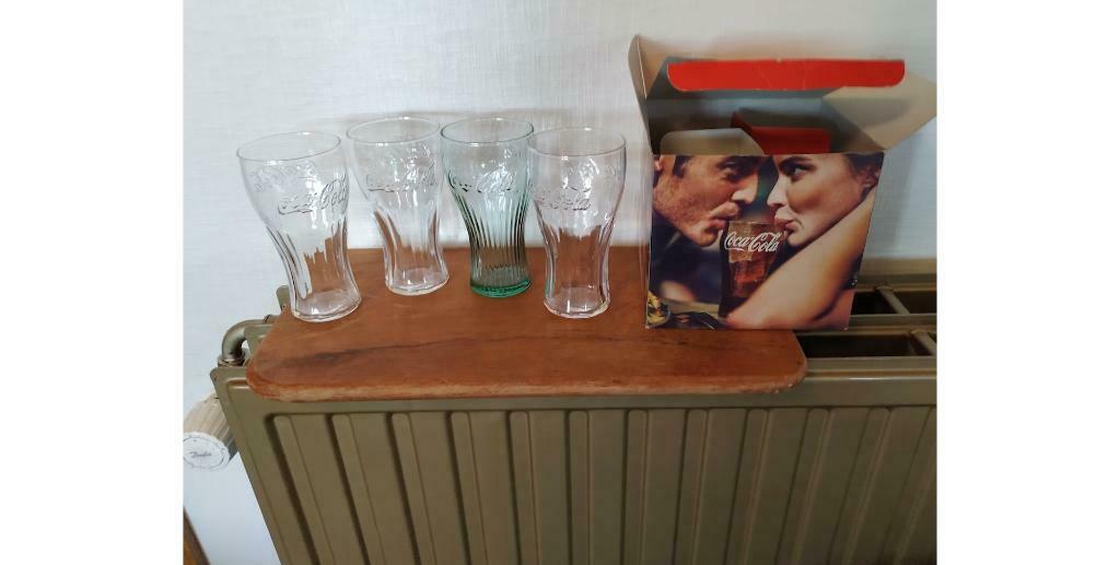 Cola-glazen - 2 euro per stuk, Ophalen of Verzenden, Zo goed als nieuw, Glas