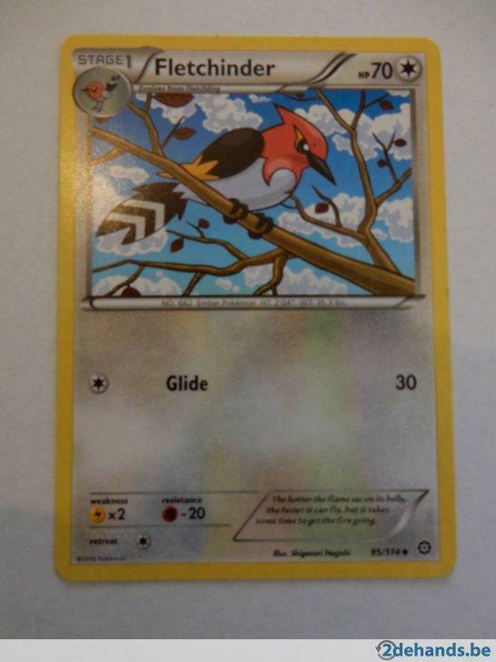 pokemon kaart Fletchinder, Hobby en Vrije tijd, Verzamelkaartspellen | Pokémon, Ophalen, Gebruikt