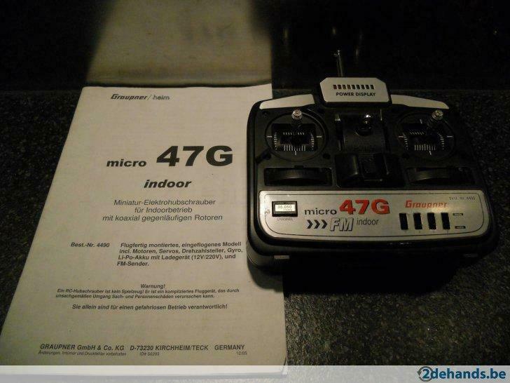 - Micro 476 Graupner controller -, Ophalen of Verzenden, Gebruikt