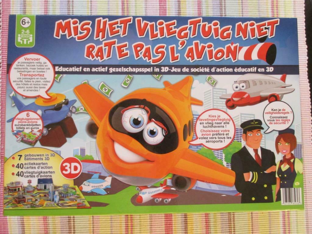 Mis het vliegtuig niet NIEUW, Ophalen of Verzenden, Nieuw