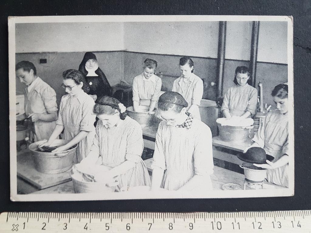 Postkaart Berlaar bij Lier Landelijke Huishoudschool Was, Verzenden, 1920 tot 1940, Gelopen, Antwerpen