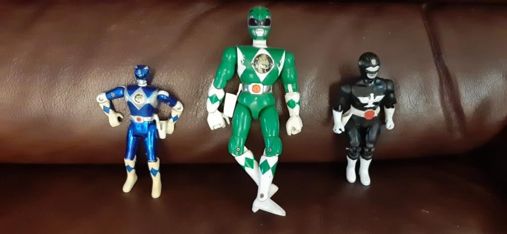 Lot de 3 figurines Power Rangers comprenant les figurines bl, Enlèvement ou Envoi, Comme neuf