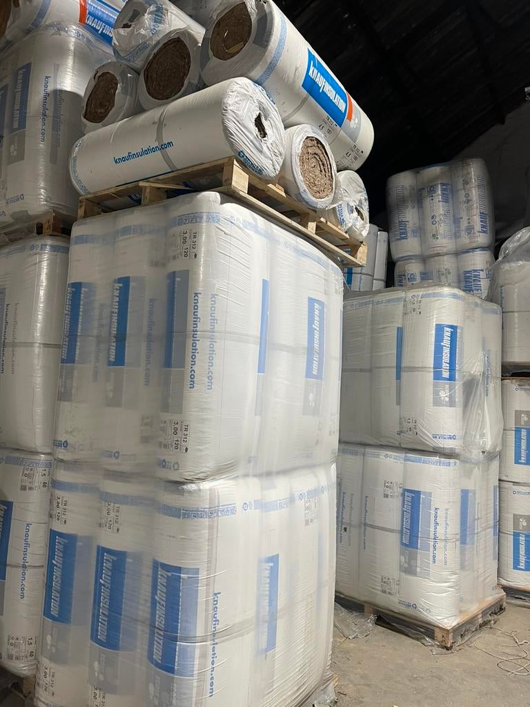 ‼️️Isolation KNAUF à prix UNIQUE ✅ Laine de verre, roche..📣, Ophalen, Nieuw, Glaswol